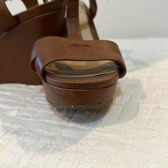 Gianni Bini cognac brown wedges size 8.5 - Picture 6 of 6